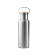 Butelka termiczna Malmo 500 ml, srebrny