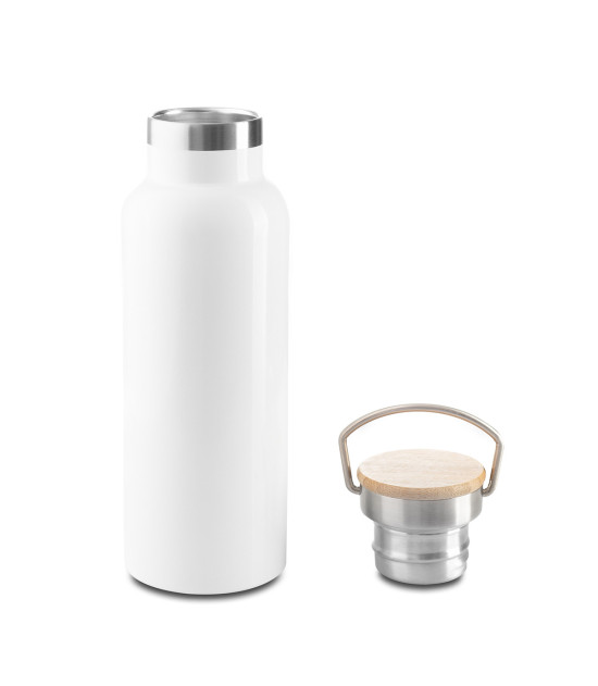 Butelka termiczna Malmo 500 ml, biały