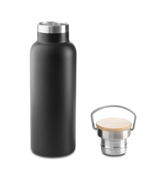 Butelka termiczna Malmo 500 ml, czarny