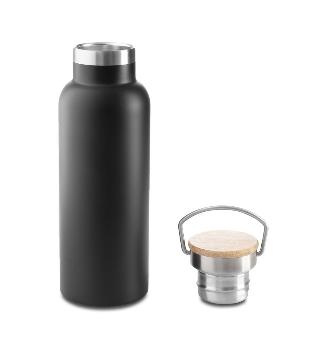 Butelka termiczna Malmo 500 ml, czarny
