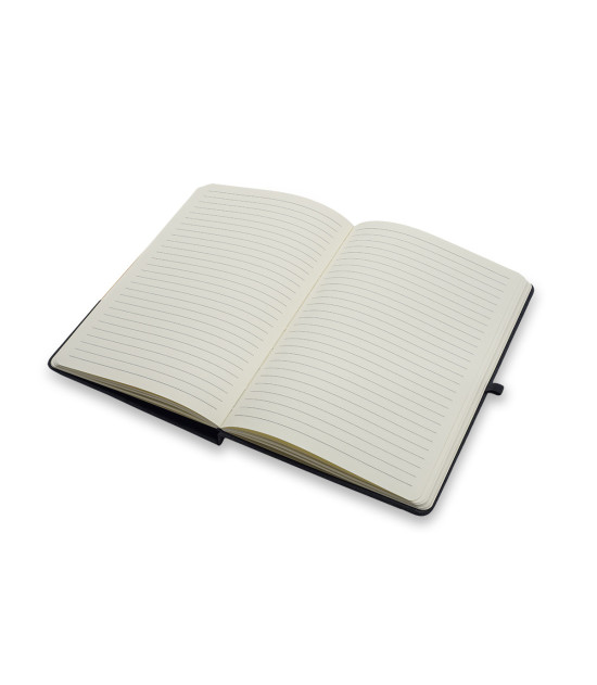 Zestaw notes z długopisem Fold, czarny