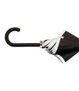 Parasol z taśmą odblaskową Refu, czarny