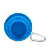 Kubek silikonowy Flexi 350 ml, niebieski