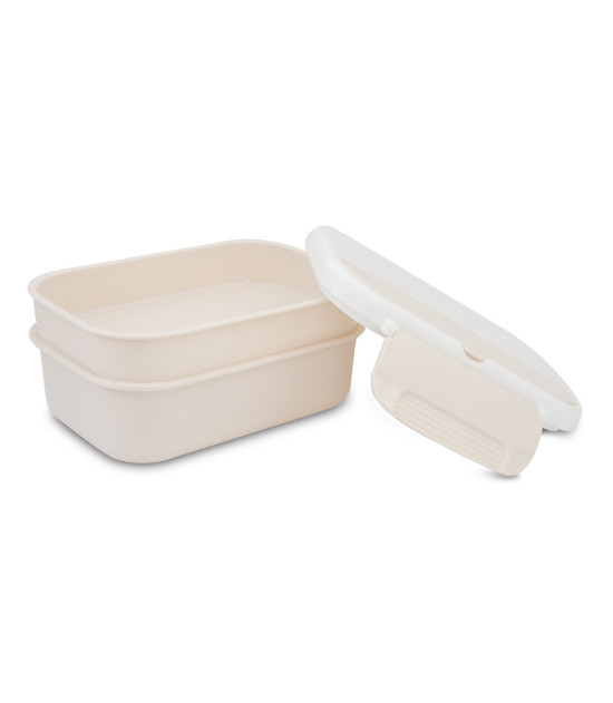 Pojemnik na lunch Healthyway 1200 ml, beżowy