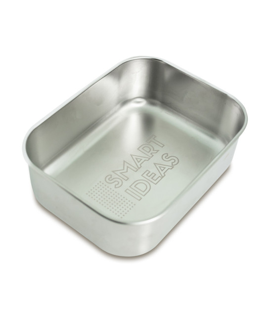 Pojemnik stalowy na lunch 800 ml, srebrny