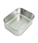 Pojemnik stalowy na lunch 800 ml, srebrny