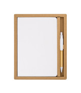 Zestaw upominkowy notes z długopisem Forest, biały