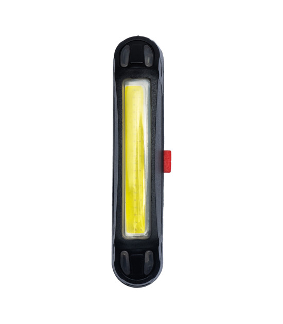 Lampka rowerowa Utrecht, ładowana przez USB, czarny