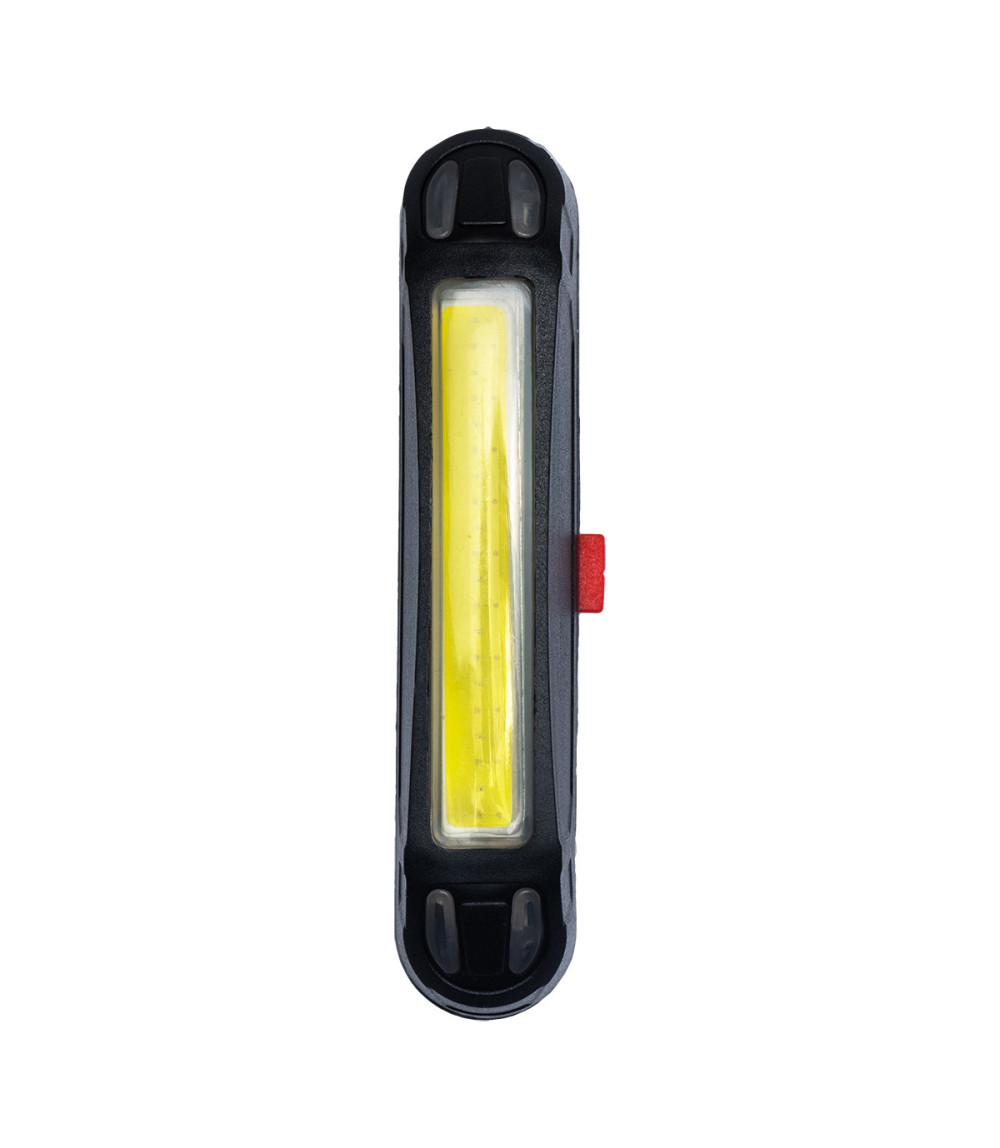 Lampka rowerowa Utrecht, ładowana przez USB, czarny