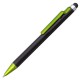 Długopis z rysikiem Amarillo, zielony/czarny 