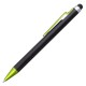 Długopis z rysikiem Amarillo, zielony/czarny 