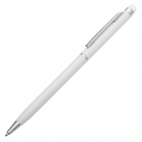 Długopis Touch Tip, biały 