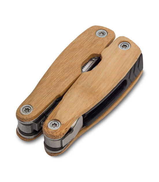 Mini multitool Exton, brązowy
