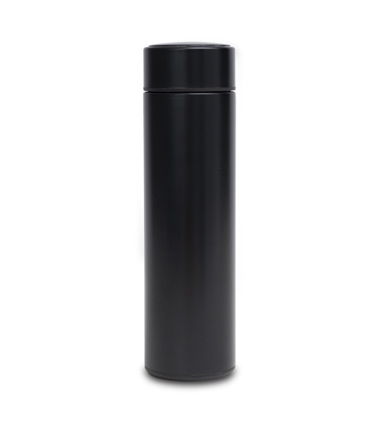 Kubek termiczny z termometrem Falco 420 ml, czarny