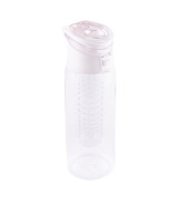 Bidon Mint 700 ml, biały/transparentny