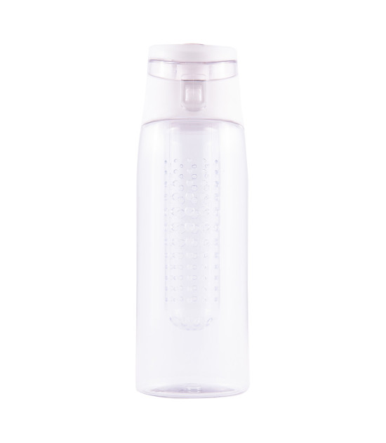 Bidon Mint 700 ml, biały/transparentny