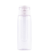 Bidon Mint 700 ml, biały/transparentny