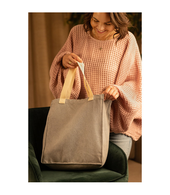 Torba z bawełny 340 g/m2 Lisburn, szary