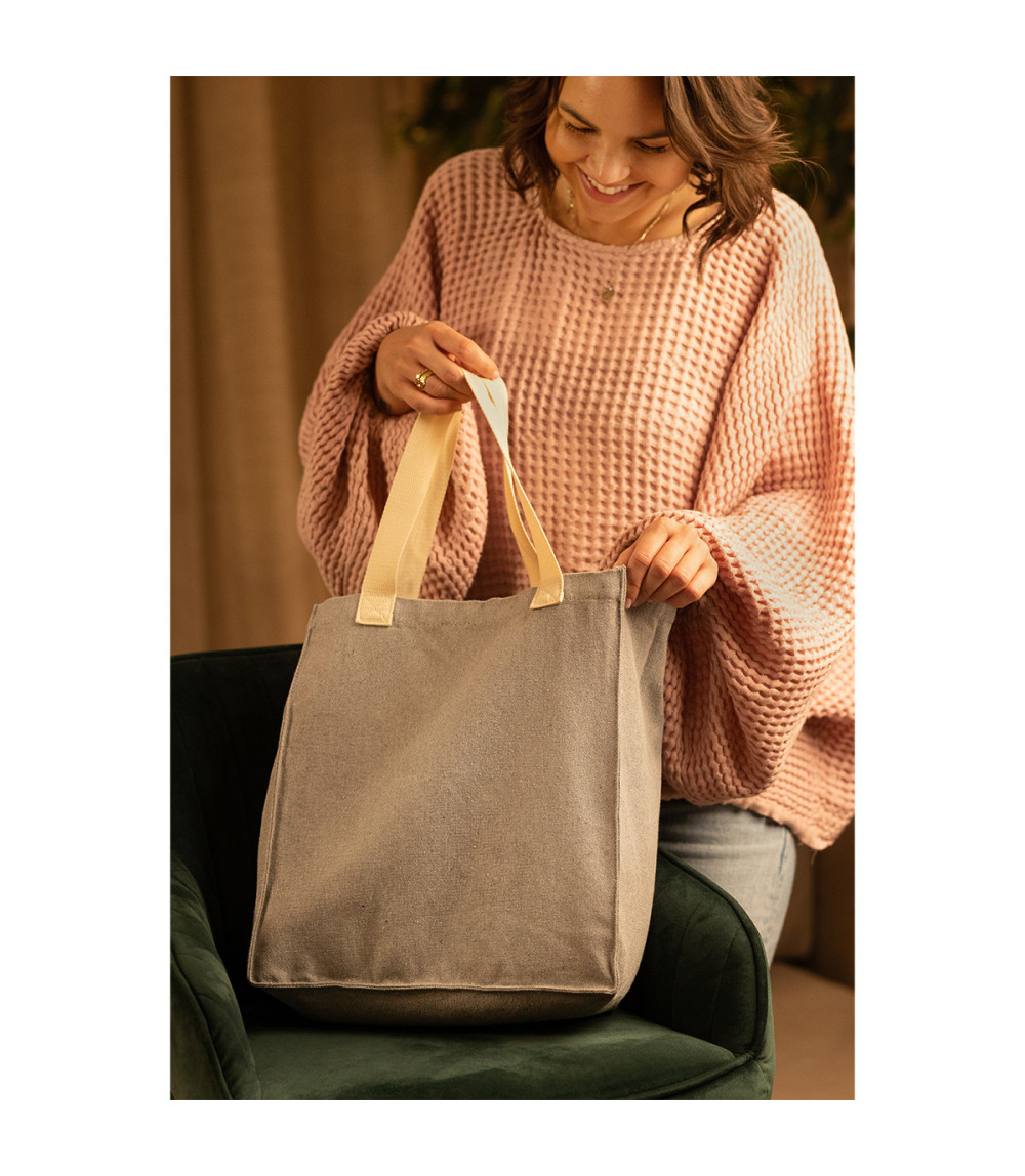 Torba z bawełny 340 g/m2 Lisburn, szary