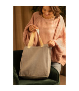 Torba z bawełny 340 g/m2 Lisburn, szary