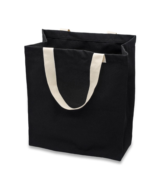 Torba z bawełny 340 g/m2 Lisburn, czarny