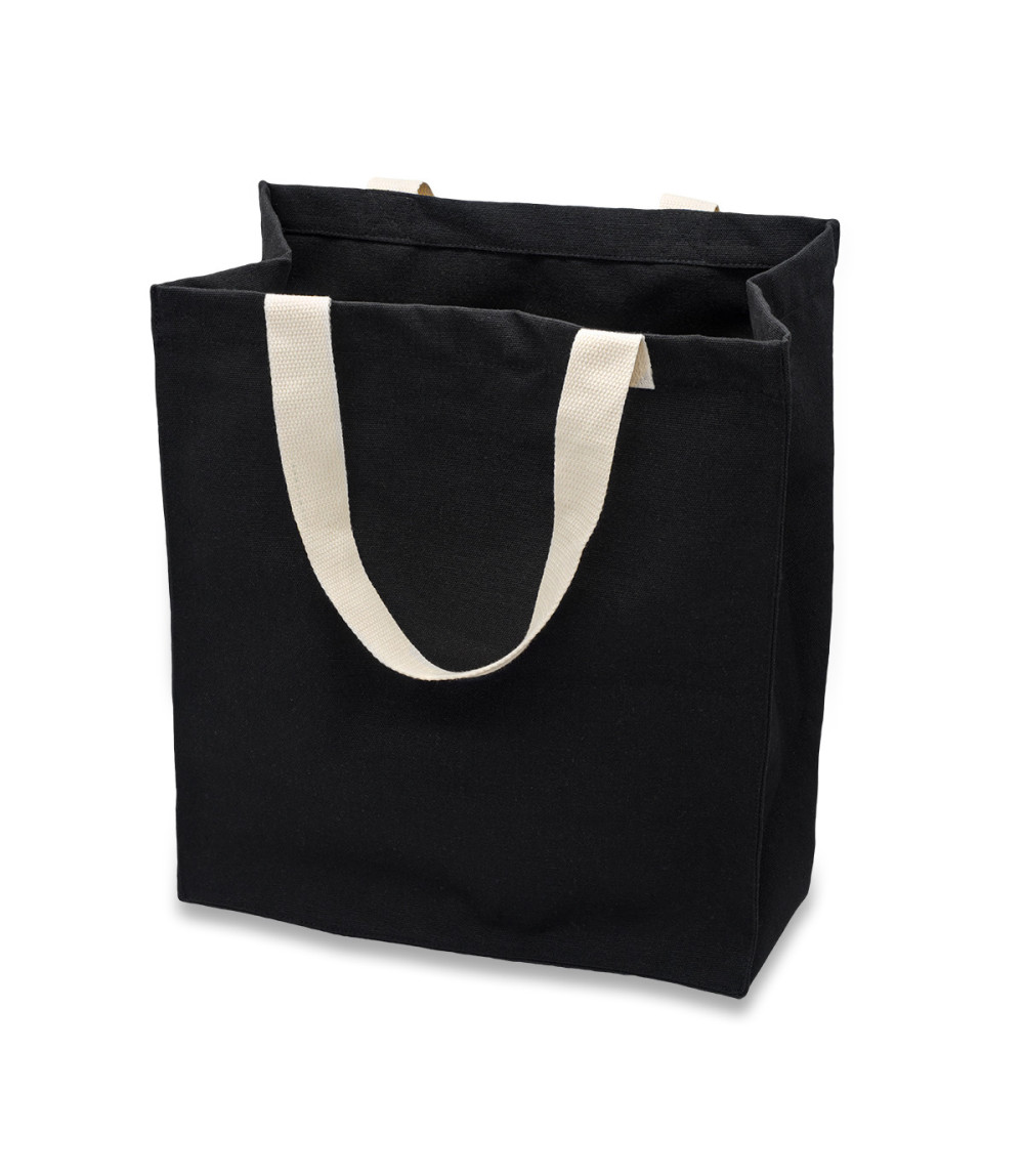 Torba z bawełny 340 g/m2 Lisburn, czarny