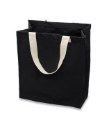 Torba z bawełny 340 g/m2 Lisburn, czarny