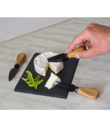 Zestaw do serwowania serów Queso, beżowy