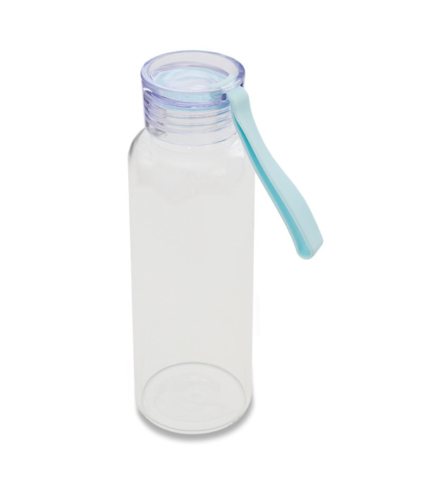 Butelka szklana Azure 500 ml, transparentny