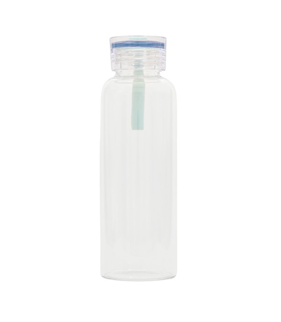Butelka szklana Azure 500 ml, transparentny
