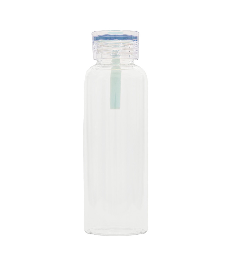 Butelka szklana Azure 500 ml, transparentny