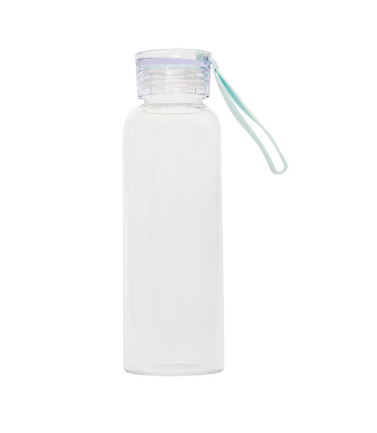 Butelka szklana Azure 500 ml, transparentny