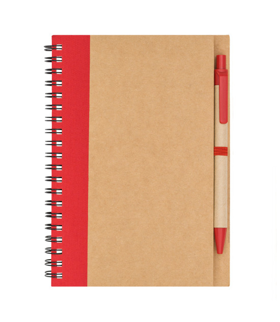 Notes z długopisem Dalvik, czerwony