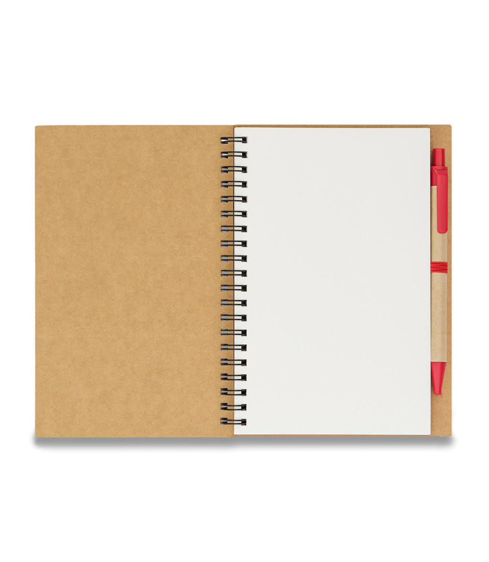 Notes z długopisem Dalvik, czerwony