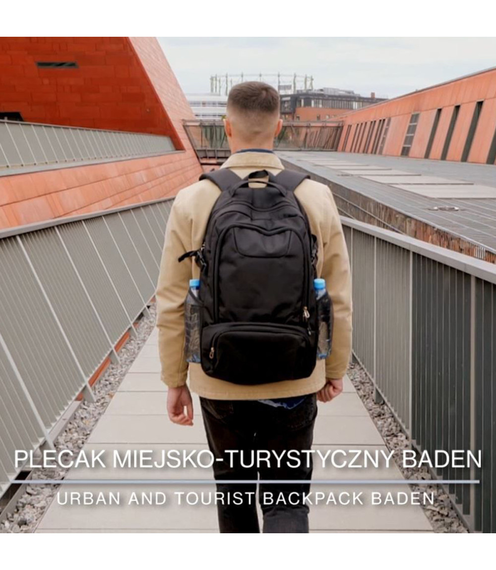 Plecak miejsko-turystyczny Baden, czarny