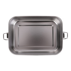 Stalowy lunch box Somerton 800 ml, srebrny
