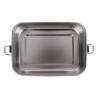 Stalowy lunch box Somerton 800 ml, srebrny