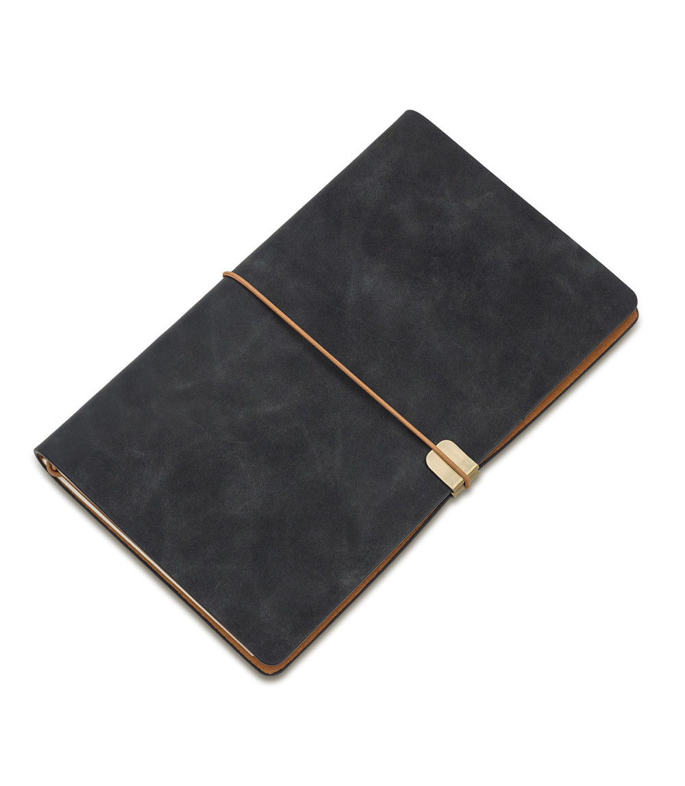 Notes w stylu retro Viaje, czarny