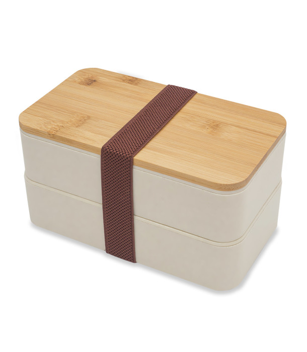Victor lunch box podwójny 1000 ml, beżowy