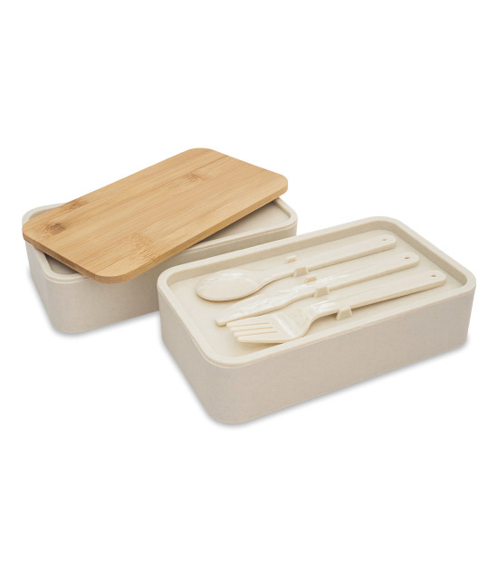 Victor lunch box podwójny 1000 ml, beżowy