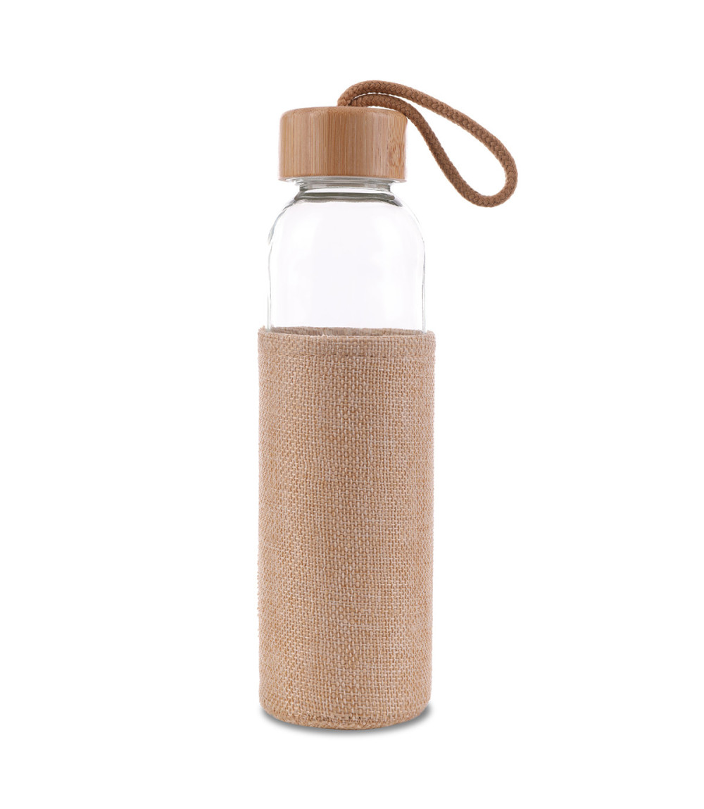 Szklana butelka Aquarius 500 ml, beżowy