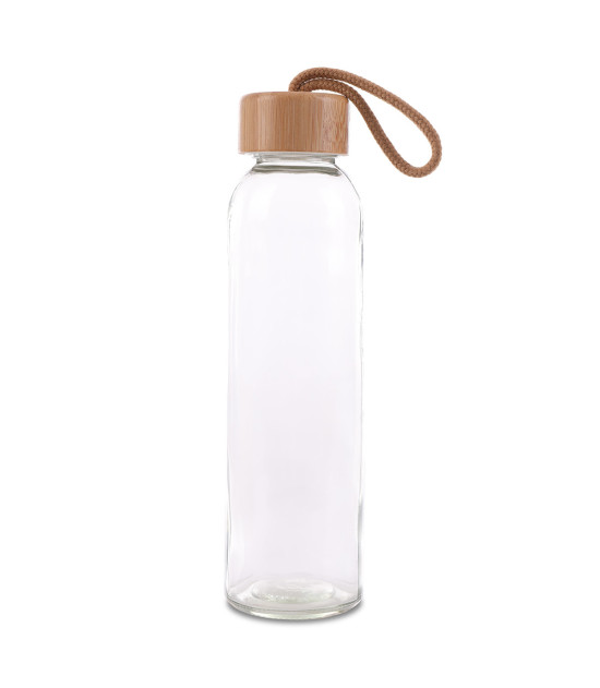 Szklana butelka Aquarius 500 ml, beżowy