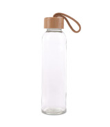 Szklana butelka Aquarius 500 ml, beżowy