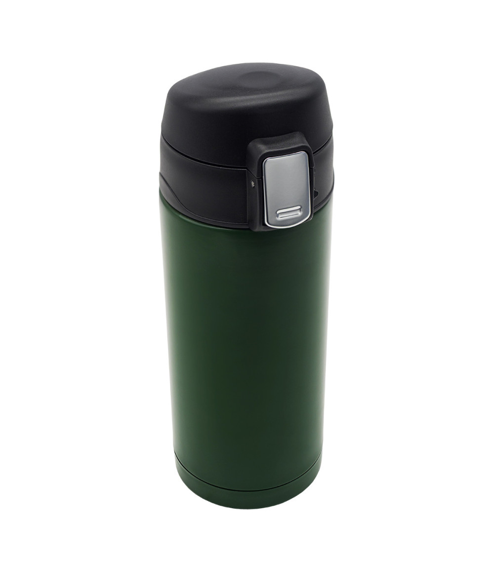 Kubek termiczny Bergen 340 ml, ciemny zielony