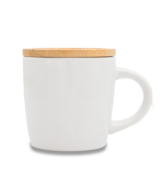 Kubek ceramiczny Arona 320 ml, biały