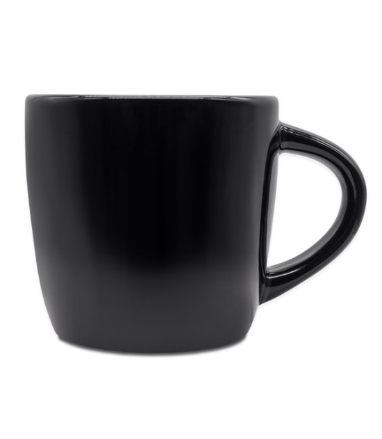 Kubek ceramiczny Arona 320 ml, czarny