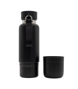 Wielofunkcyjna butelka termiczna Multina 500 ml, czarny