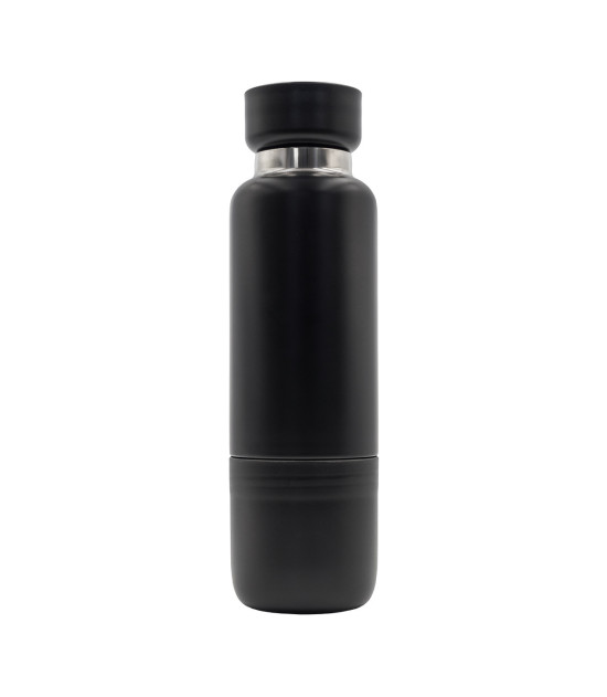 Wielofunkcyjna butelka termiczna Multina 500 ml, czarny