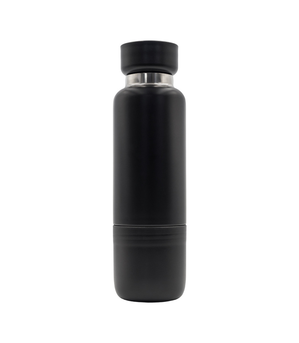 Wielofunkcyjna butelka termiczna Multina 500 ml, czarny