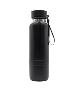 Wielofunkcyjna butelka termiczna Multina 500 ml, czarny
